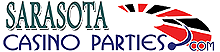 Sarasota Casino Parties Logo (c) 2003.